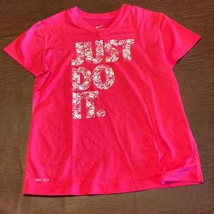 Nike girls dri-fit shirt